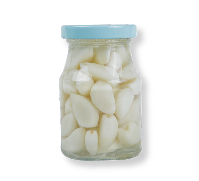 canned picled garlic