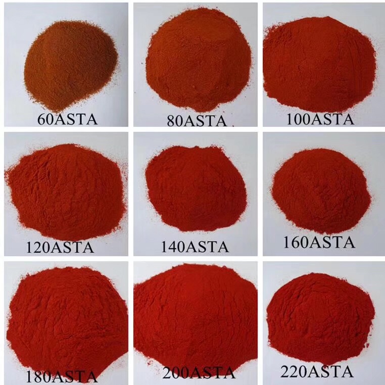 paprika powder color value from ASTA 60-220